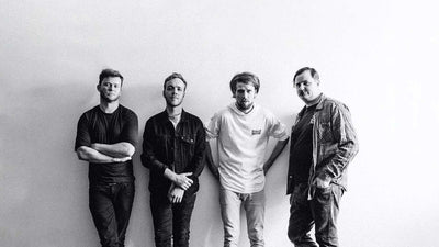 Black peaks band promo photo in black and white