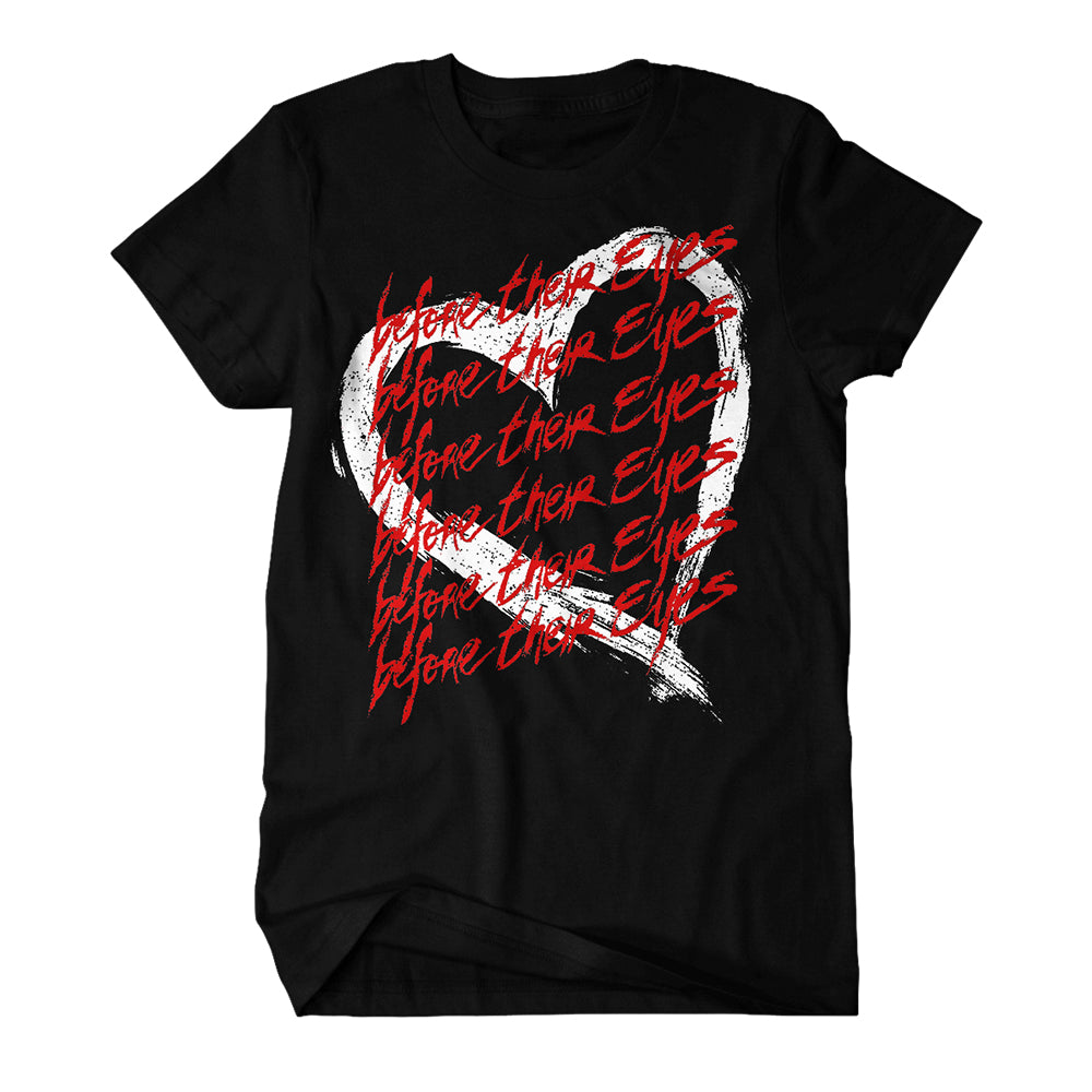 Heart Black T-Shirt