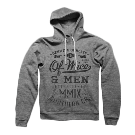 Text Heather Athletic Grey Pullover