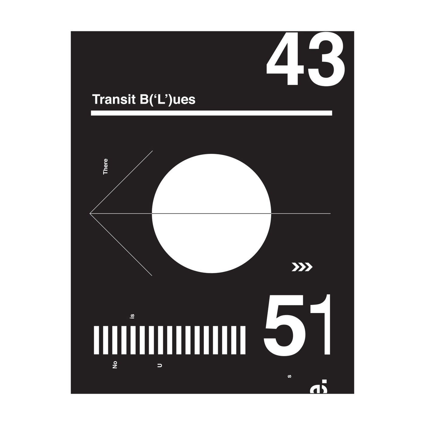 Transit Blues 18"X24" Screen-Printed Poster