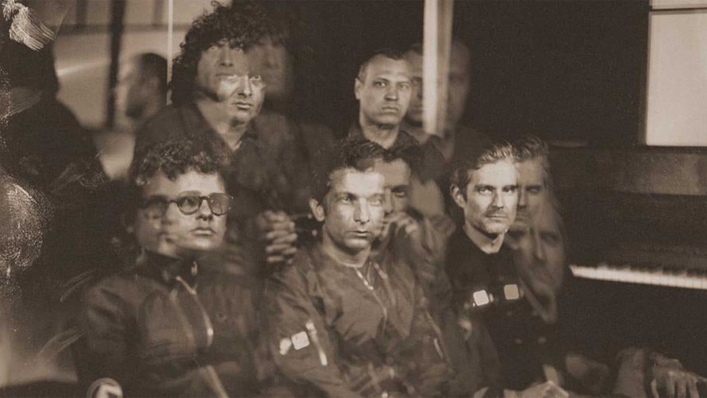 At the drive in band promo photo 