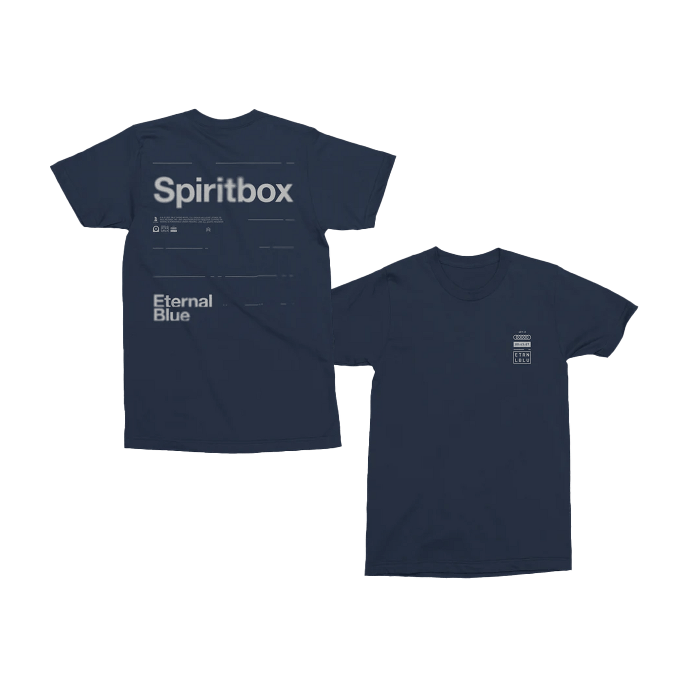 Blurred Navy T-Shirt