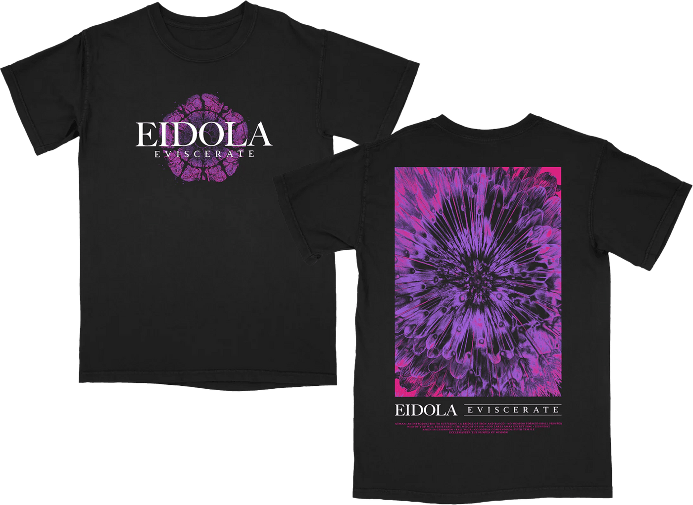 Flower Hypno Black T-Shirt