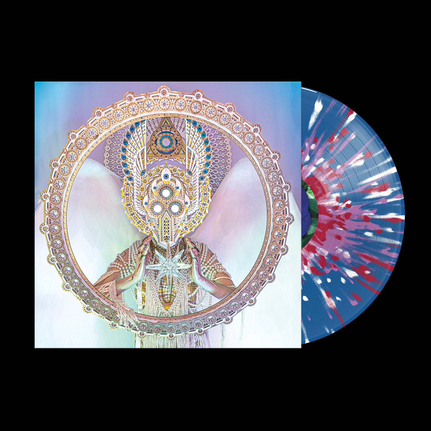 Mend Blue Jay w/ White/Apple/Violet Splatter Vinyl LP