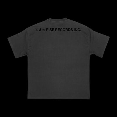 Rise Records Black On Black T-Shirt