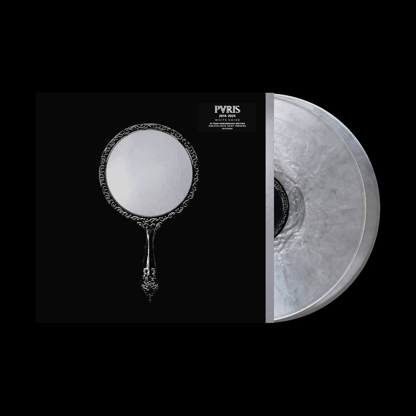 White Noise (10th Anniversary Edition) "Saint" Silver Nugget & Clear Double Vinyl LP