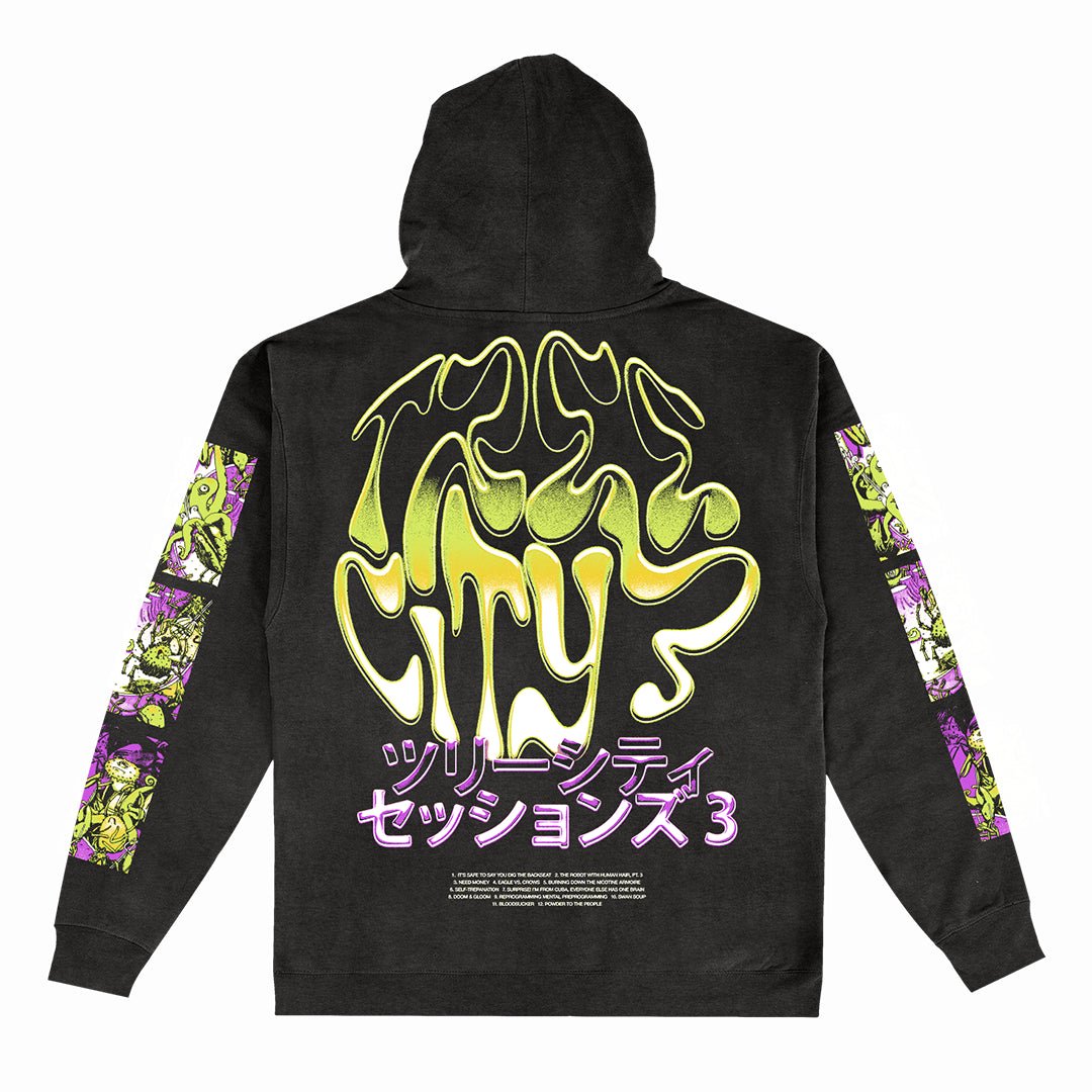Tree City Sessions 3 Black Pullover – Rise Records