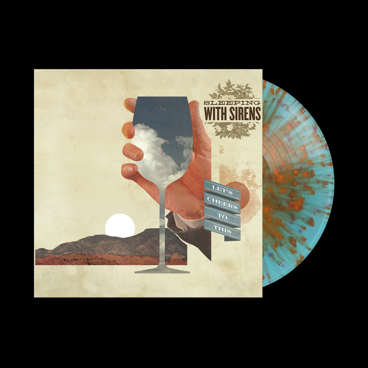 Let's Cheer To This Blue w/ Orange Splatter Vinyl LP