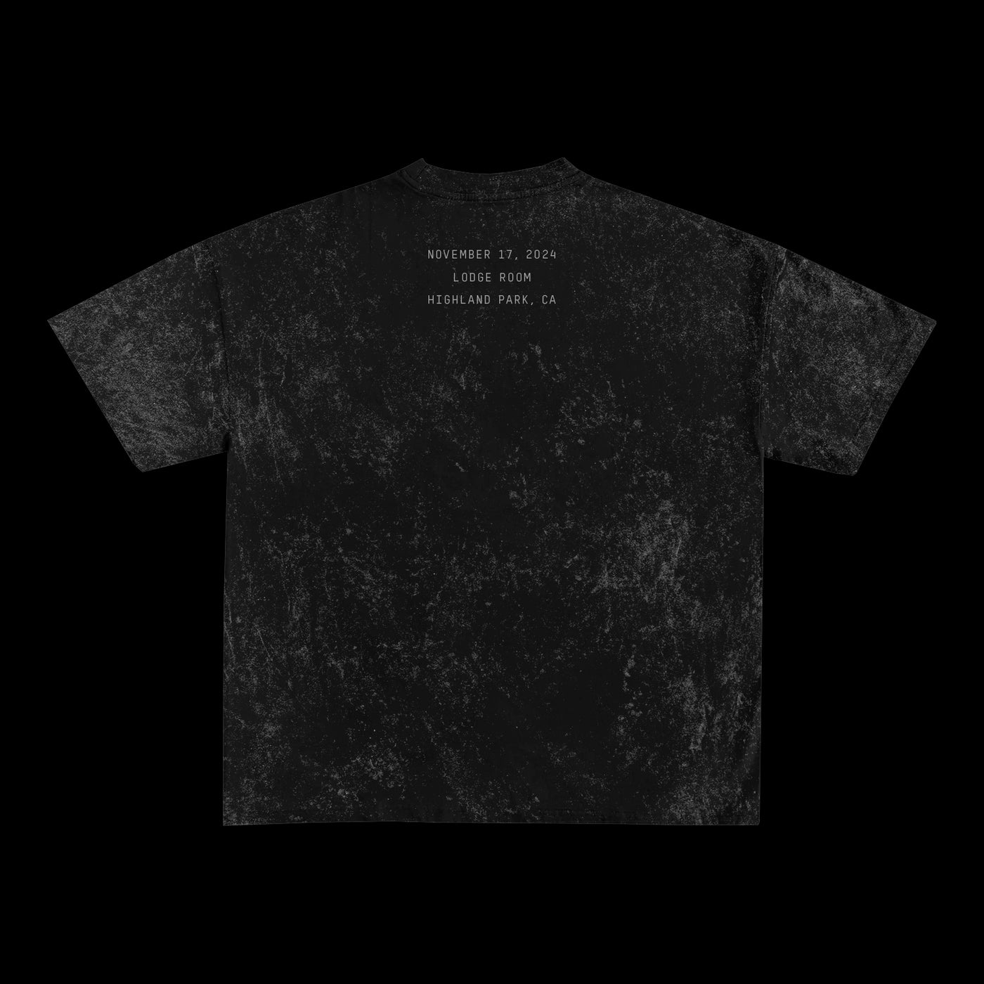 Death Metal Logo Event Mineral Black T-Shirt