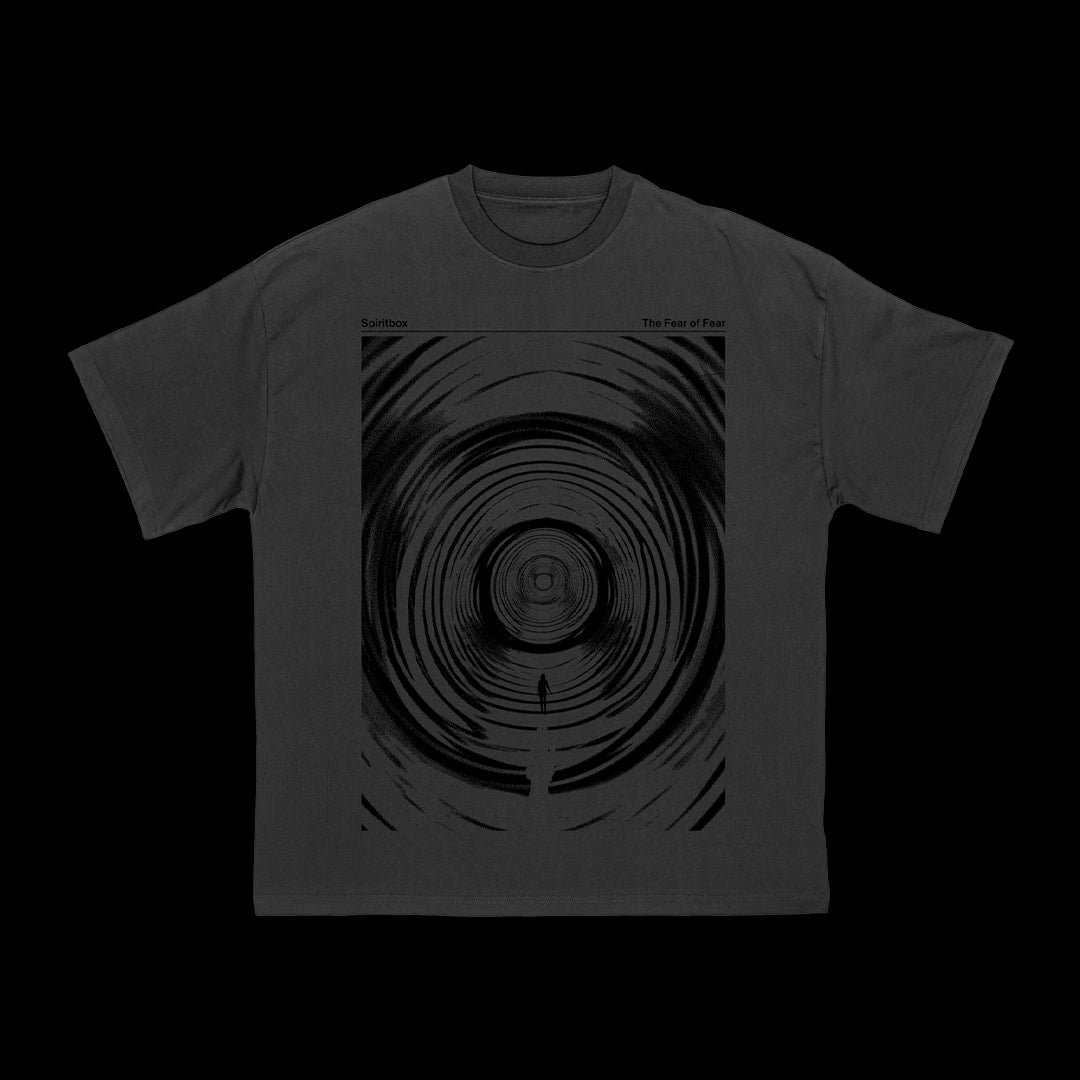 Spiral Cave Black On Black T-Shirt