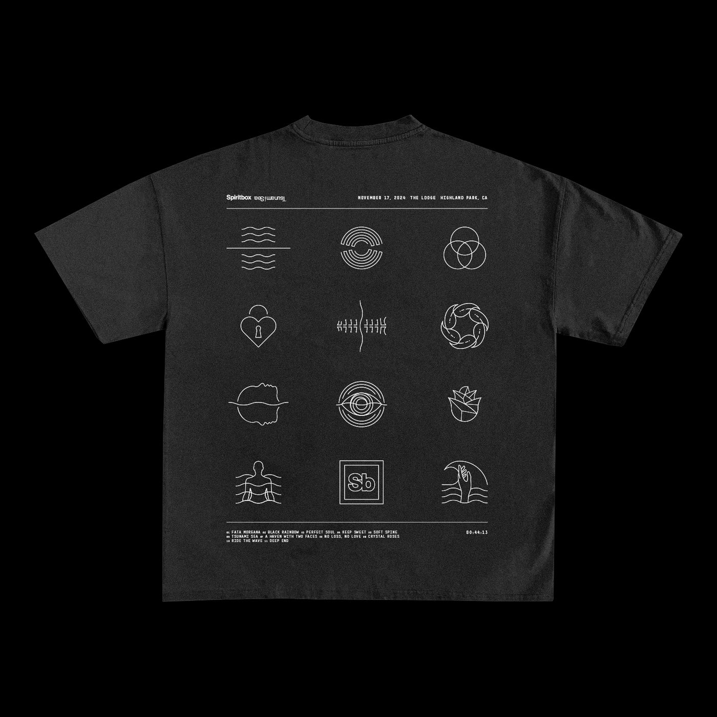 Iconography The Lodge Event Black T-Shirt