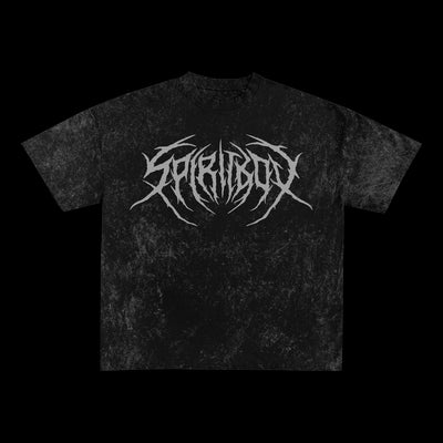 Death Metal Logo Event Mineral Black T-Shirt