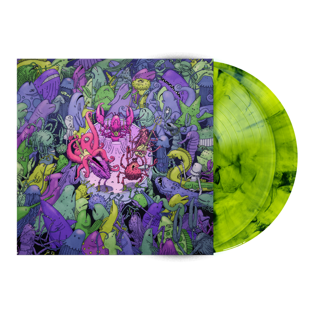 Tree City Sessions 3 Neon Yellow & Black Wave Double Vinyl LP