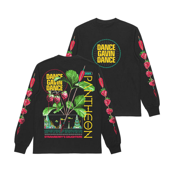 Strawberry's Daughters Heavy Faded Black Long Sleeve – Rise Records