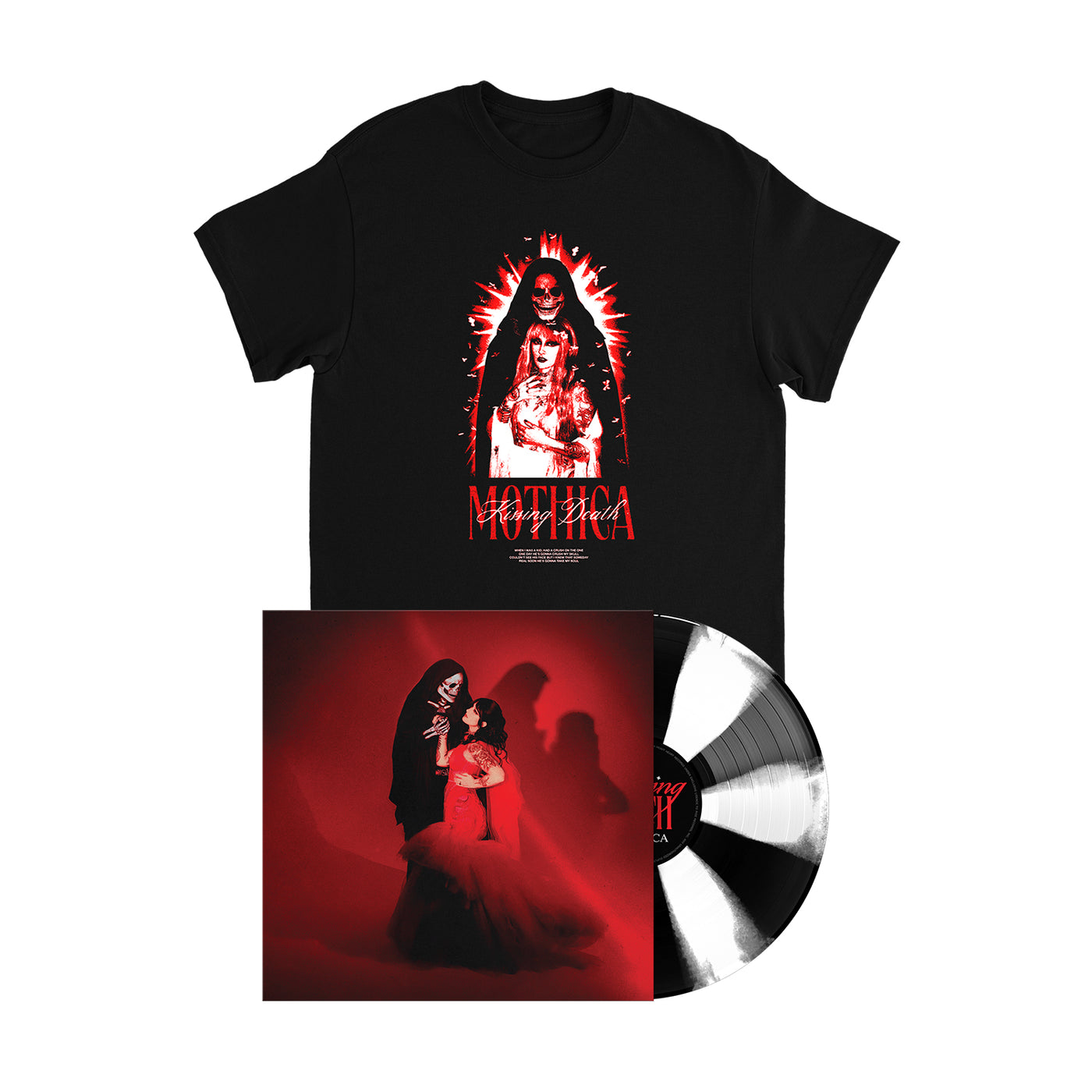 Kissing Death Vinyl & Reaper T-Shirt Bundle
