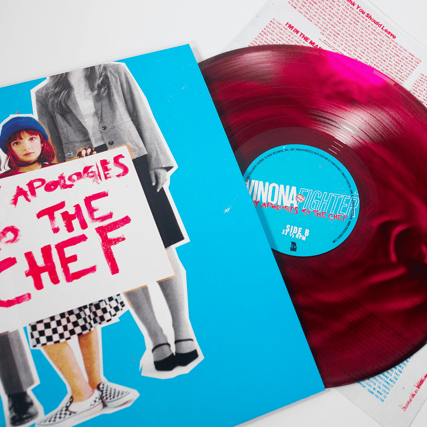 My Apologies to the chef Black Ice & Pink Smush - Vinyl LP