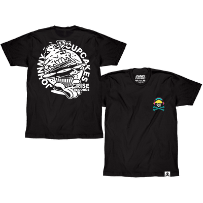 Johnny Cupcakes x Rise Records Black T-Shirt