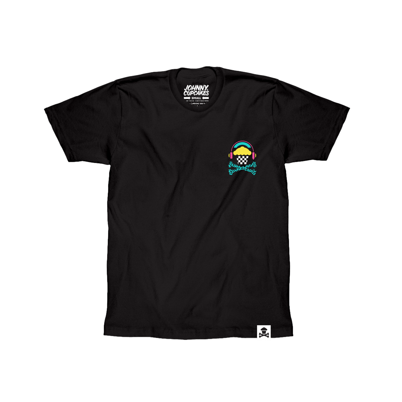 Johnny Cupcakes x Rise Records Black T-Shirt