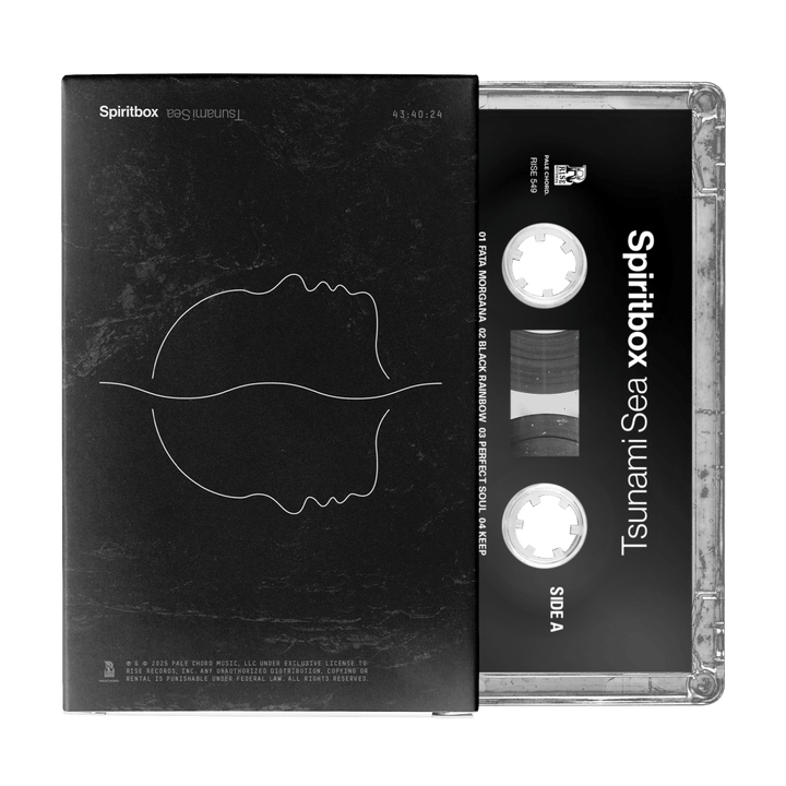 Tsunami Sea Clear w/ Black Liner Cassette Tape – Rise Records