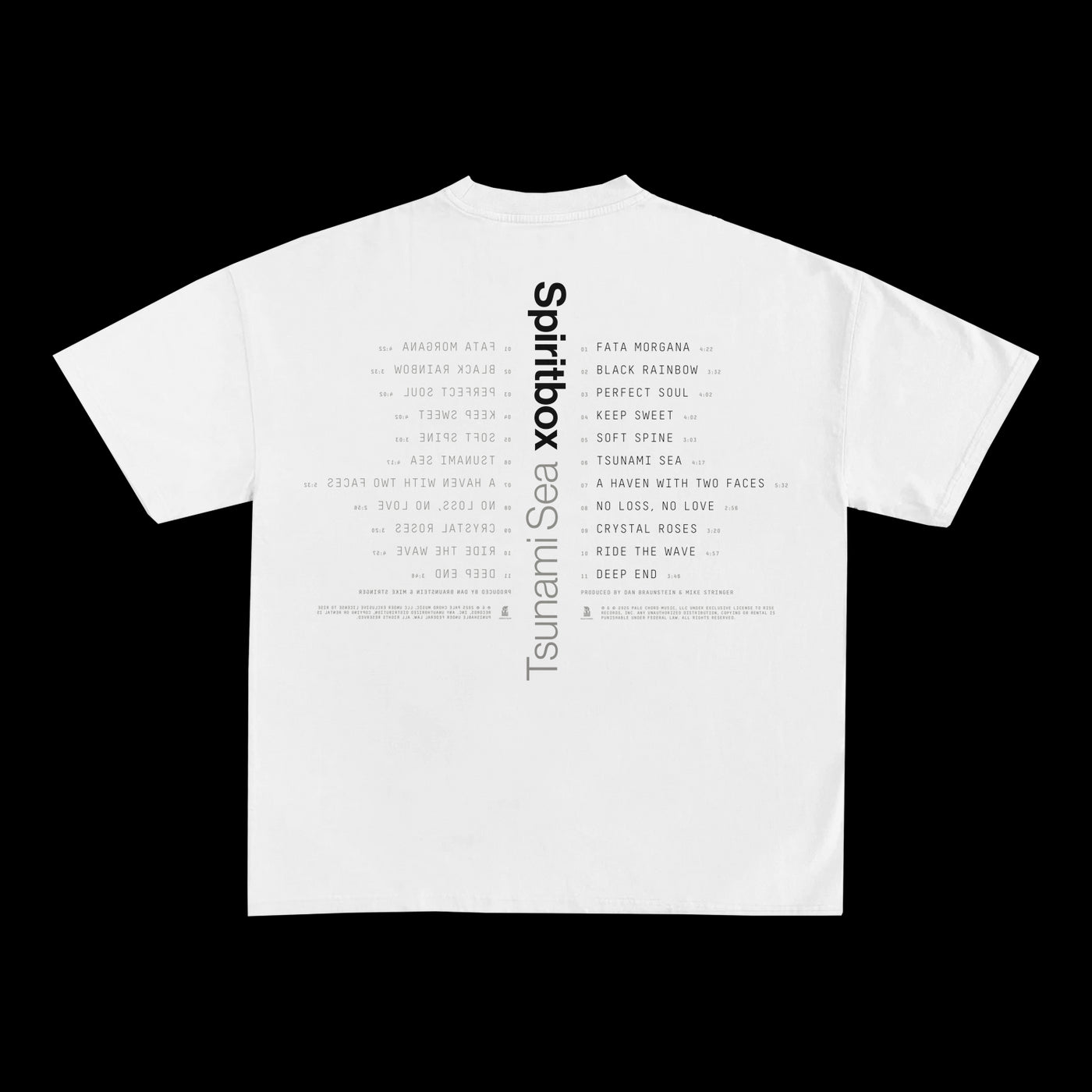 Tracklist The Lodge Event White T-Shirt