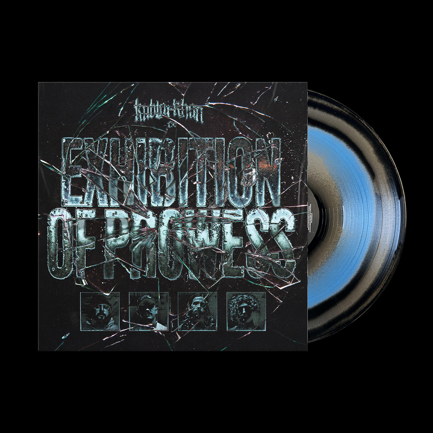 Exhibition Of Prowess Black, Silver & Blue Smush Vinyl LP