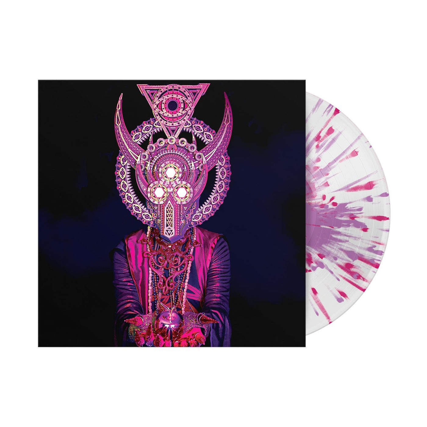 Eviscerate Clear w/ Violet & Neon Pink Splatter Vinyl LP