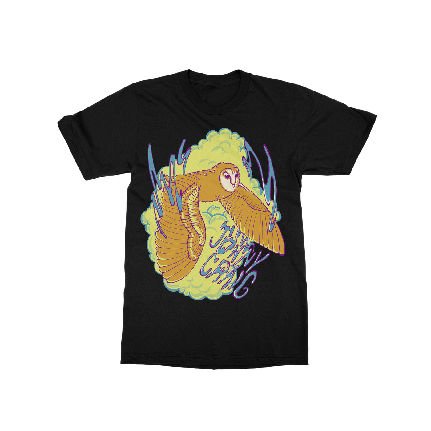 Owl Black T-Shirt