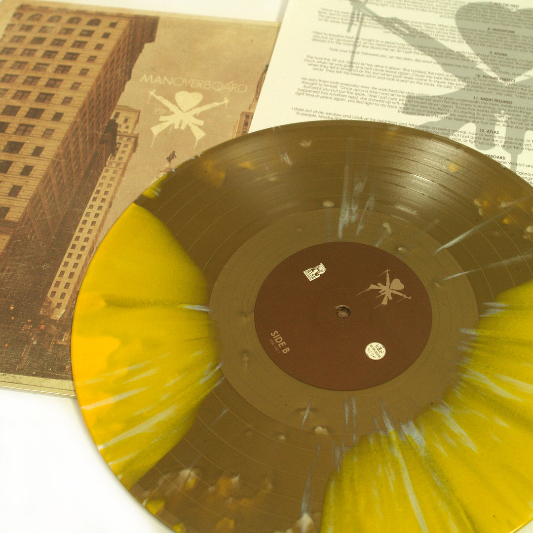 Self Titled A Side/B Side Gold/Yellow/White Splatter Vinyl LP – Rise Records