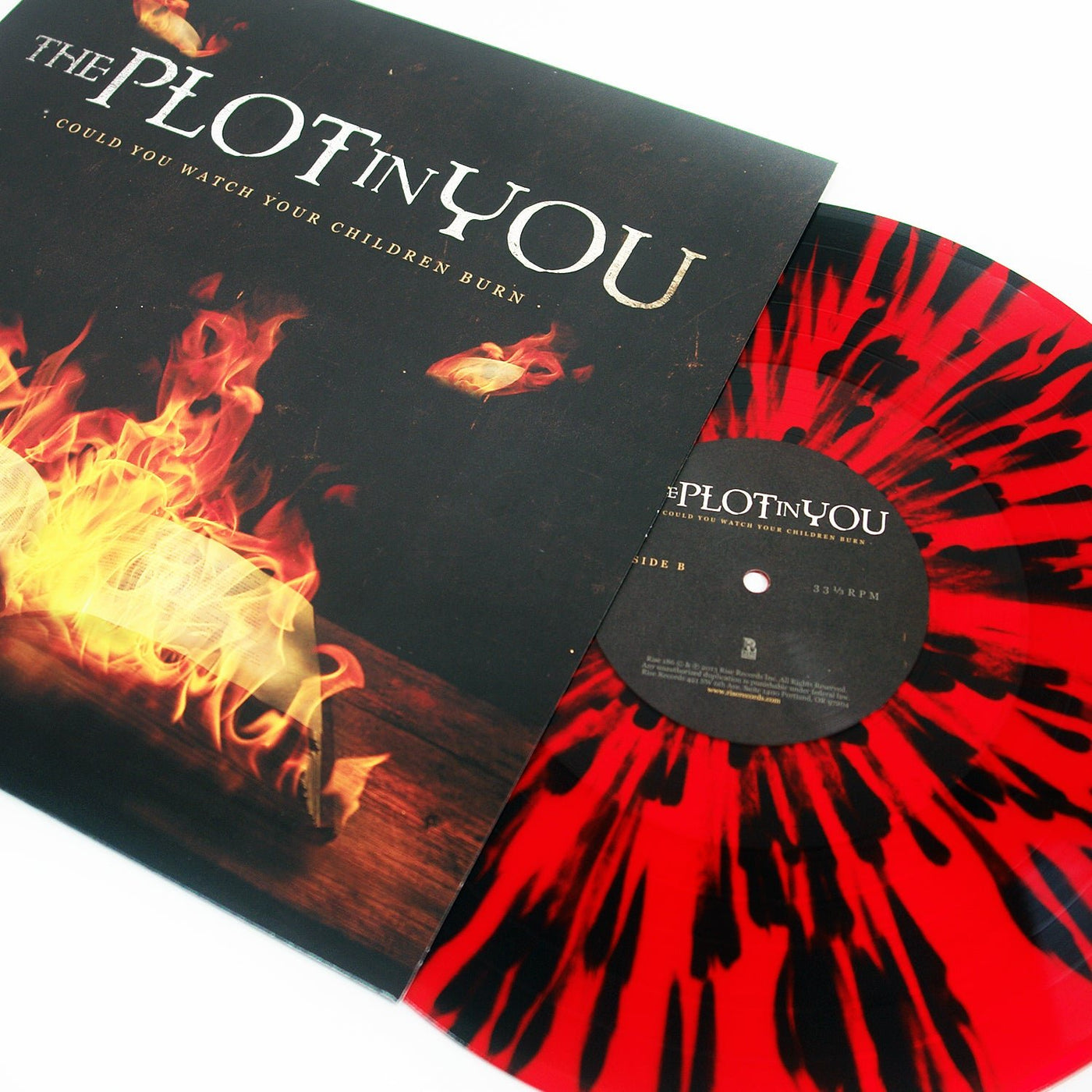 Could You Watch Your Children Burn Red W/ Black Splatter Vinyl LP