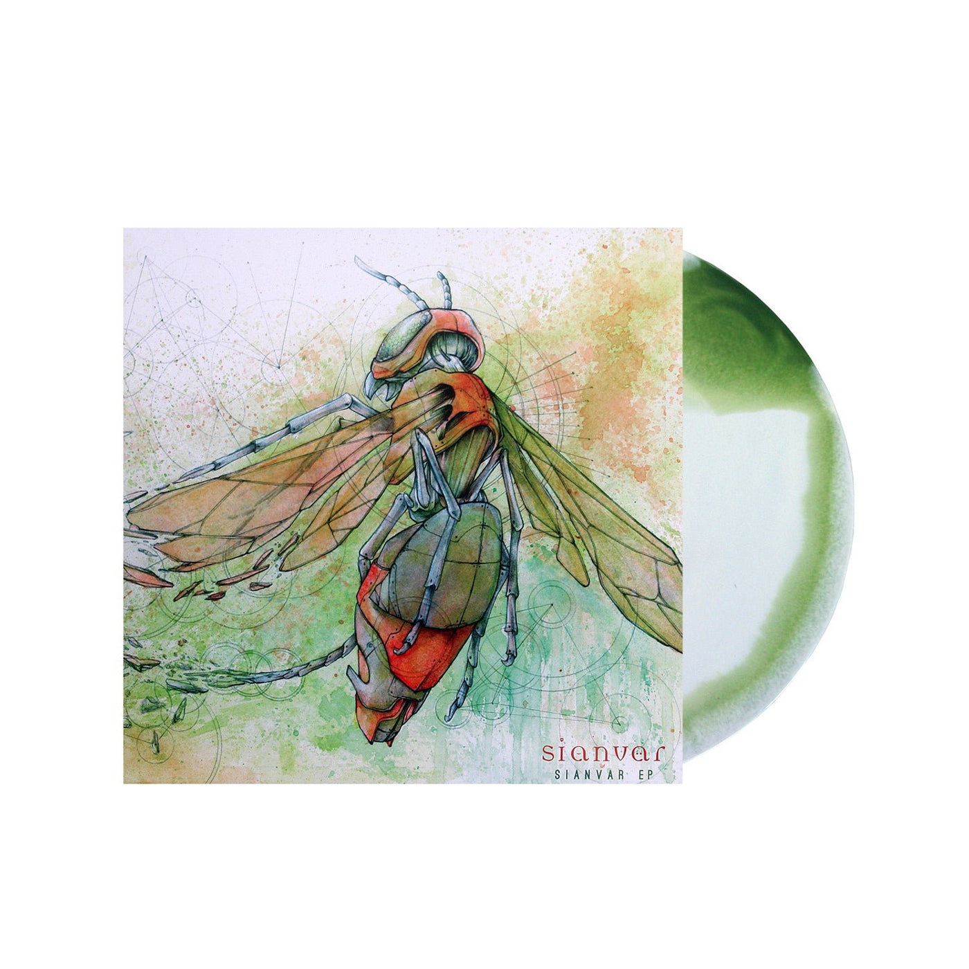 Self-Titled Bone & Olive Green Smush Vinyl LP