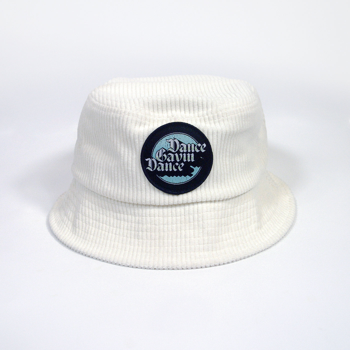 Patch Corduroy Natural Bucket Hat