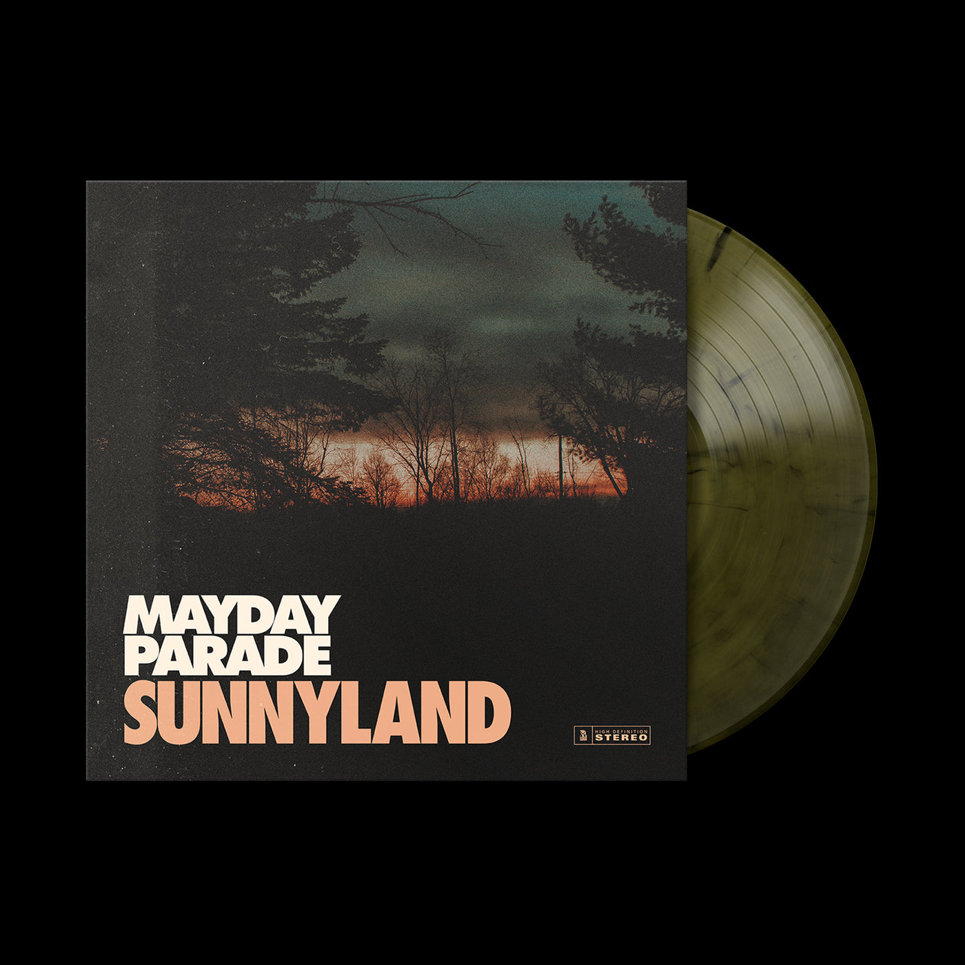 Sunnyland Swamp Green W/ Black Smoke Vinyl LP