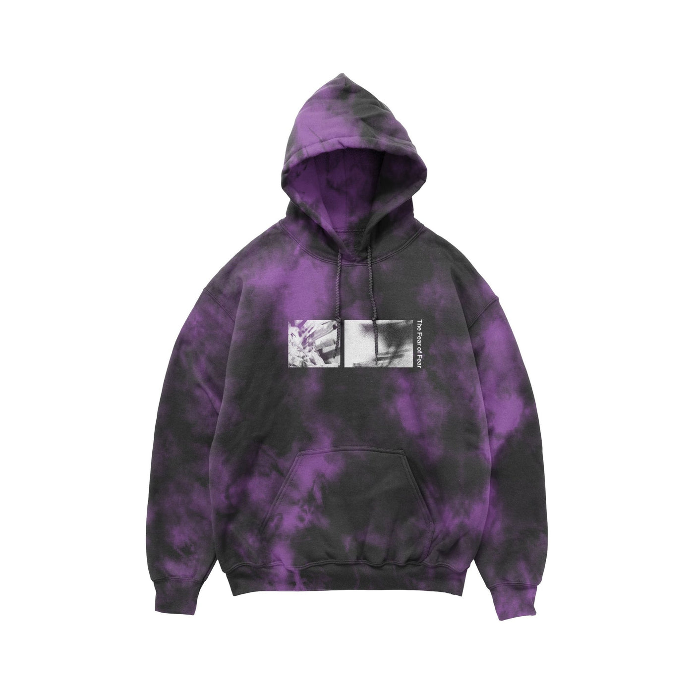 Clips Black/Purple Cloud Dye Pullover