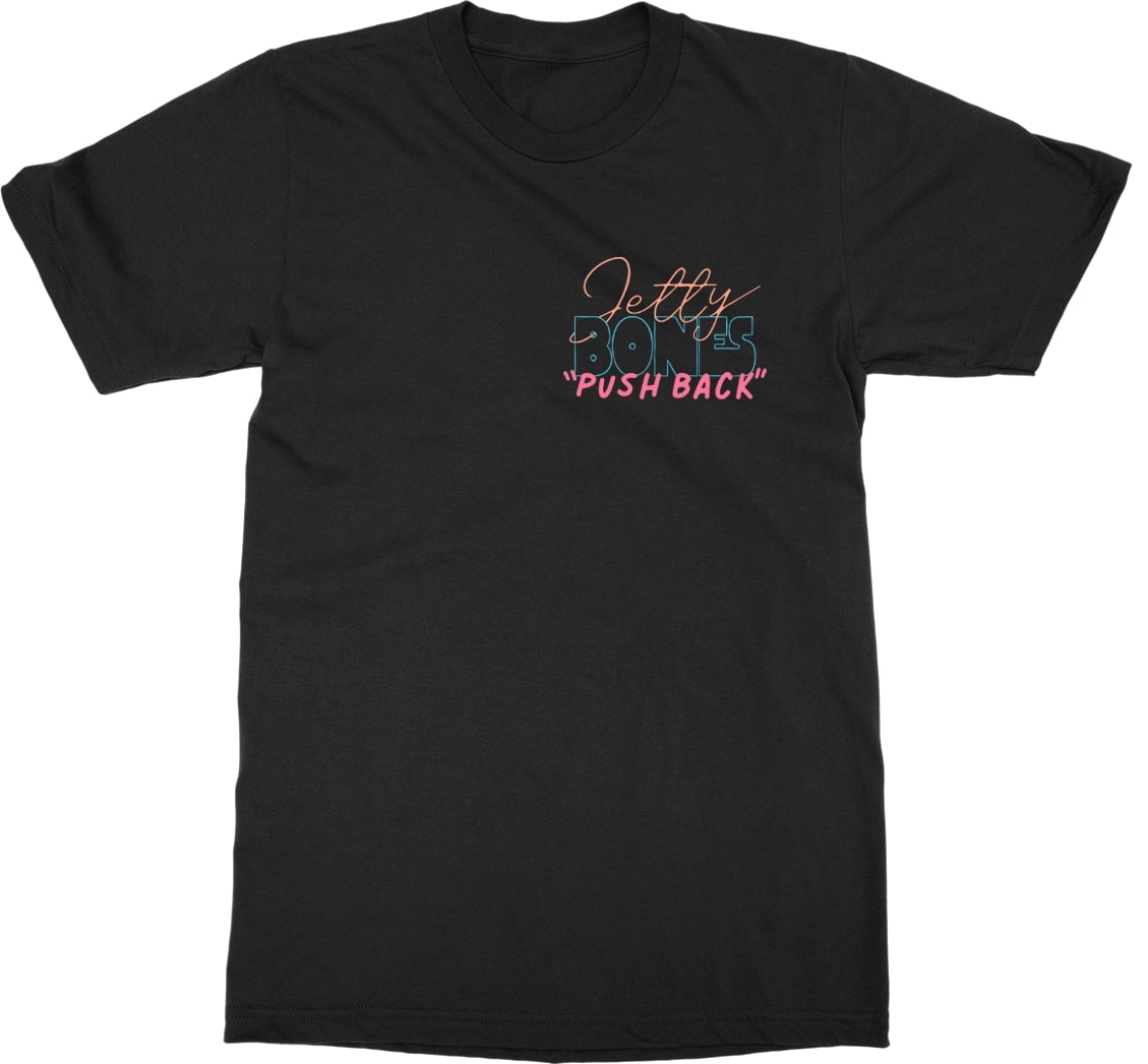 Push Back Black T-Shirt