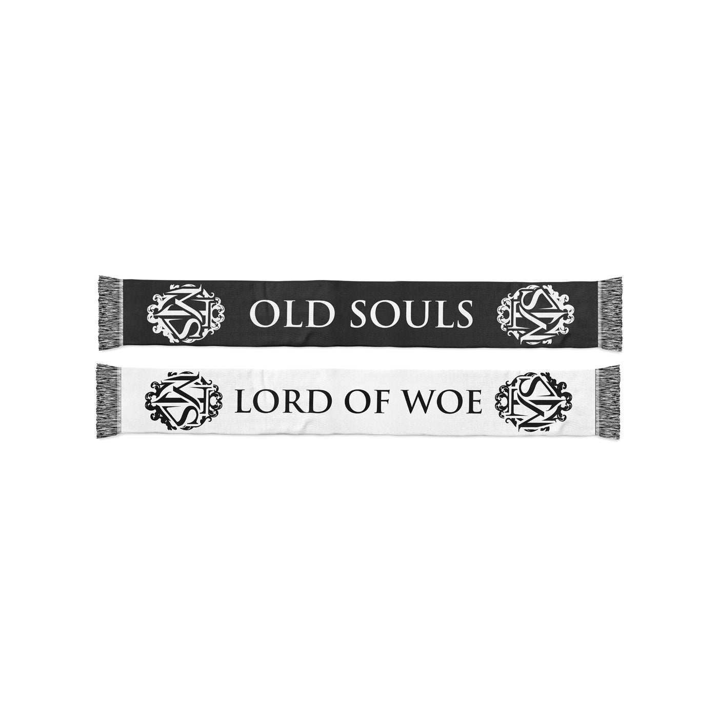 Old Souls & Lord Of Woe Black/White Custom Scarf