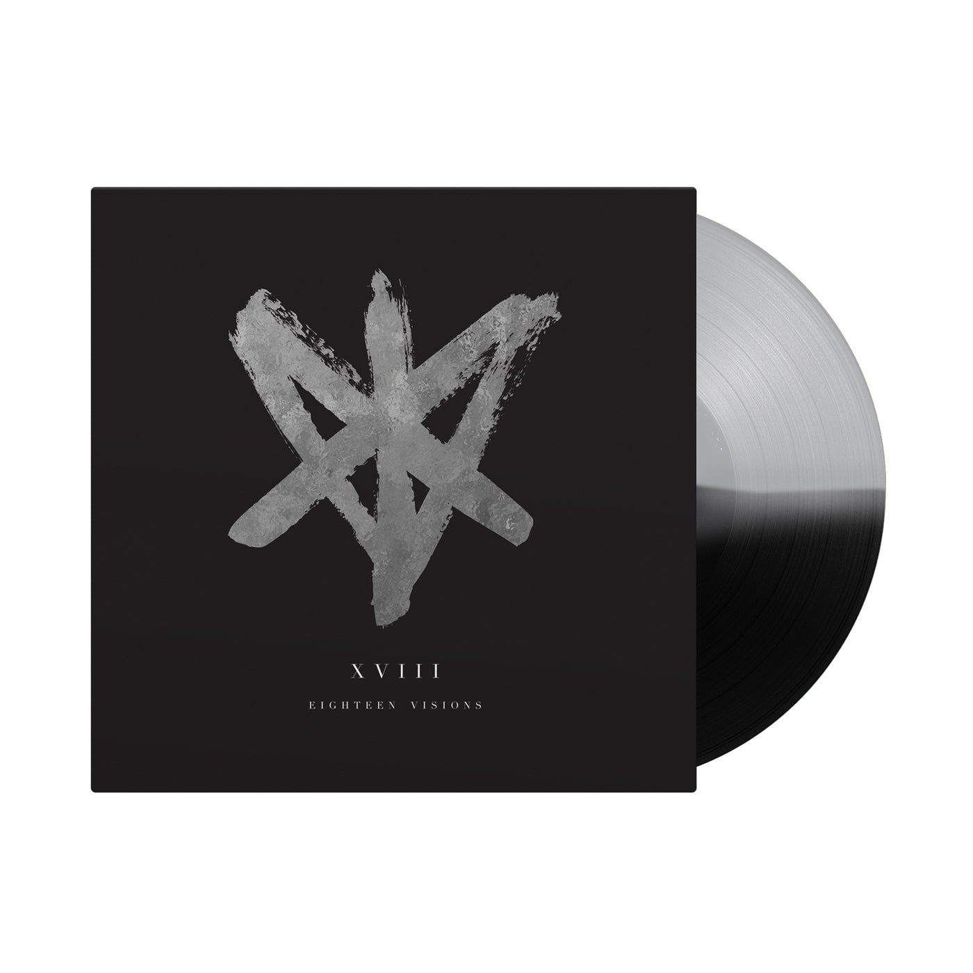 XVIII Half Silver/Half Black Vinyl LP