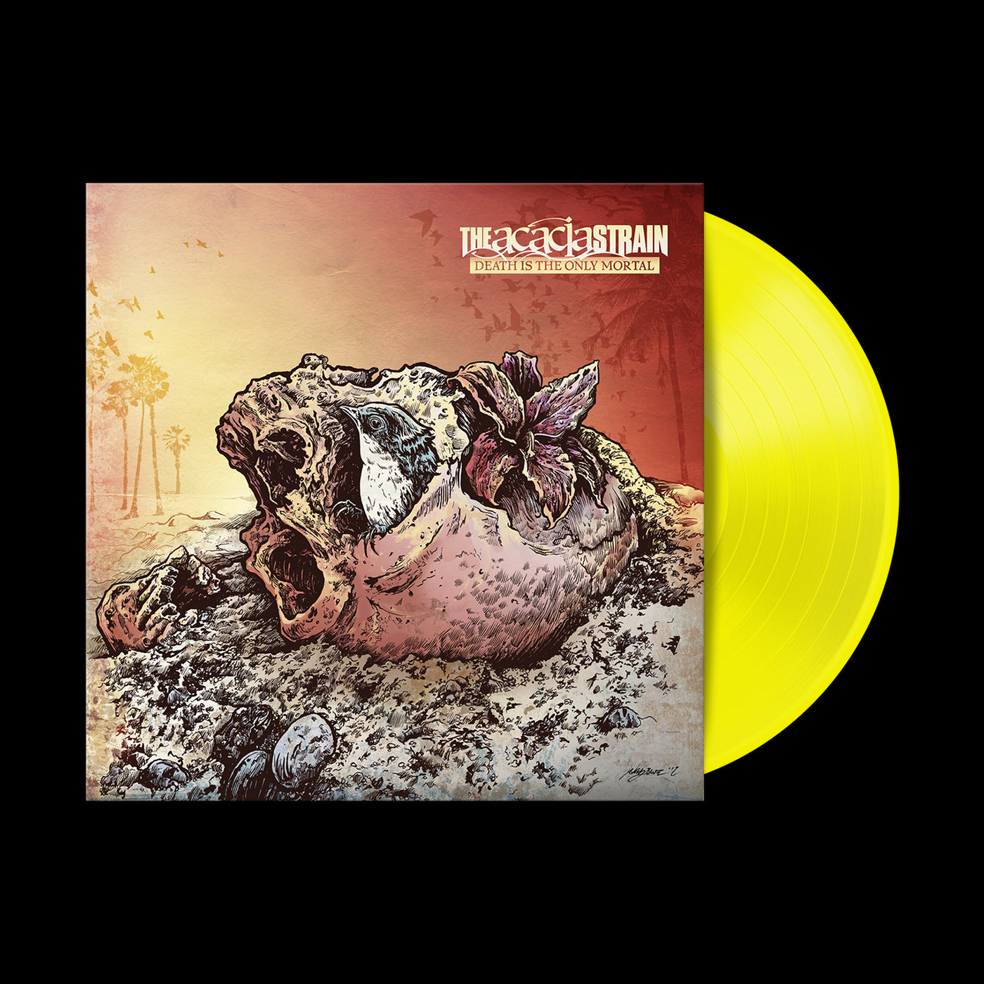 Death Is The Only Mortal Neon Yellow Vinyl LP