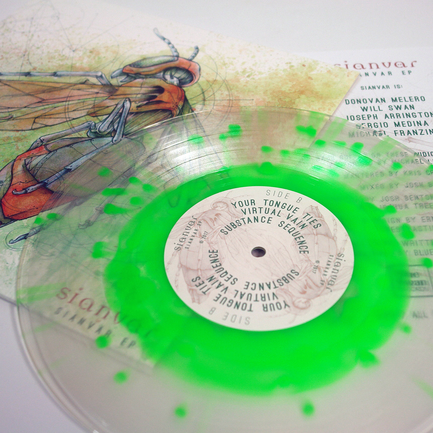 Self-Titled 10" Green Color-In-Color W/ Splatter Vinyl