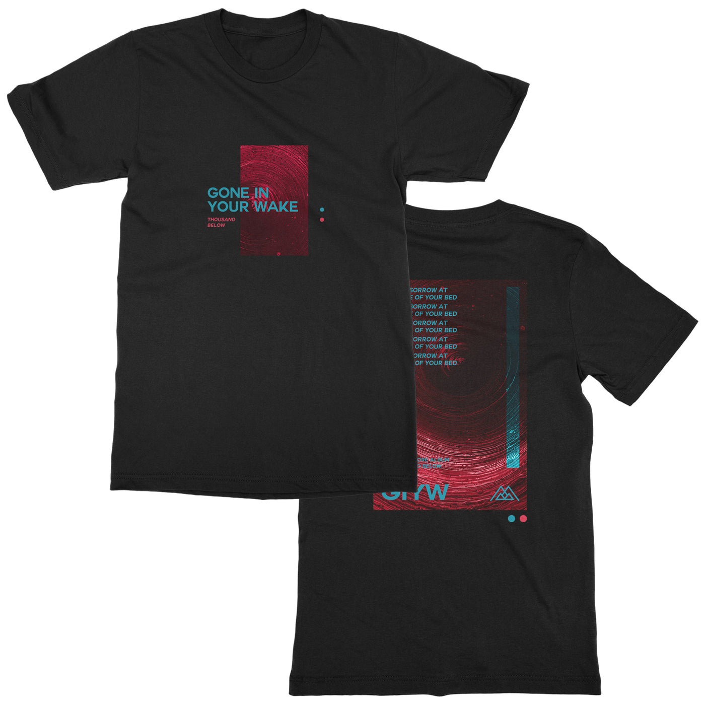 Gone In Your Wake Black T-Shirt