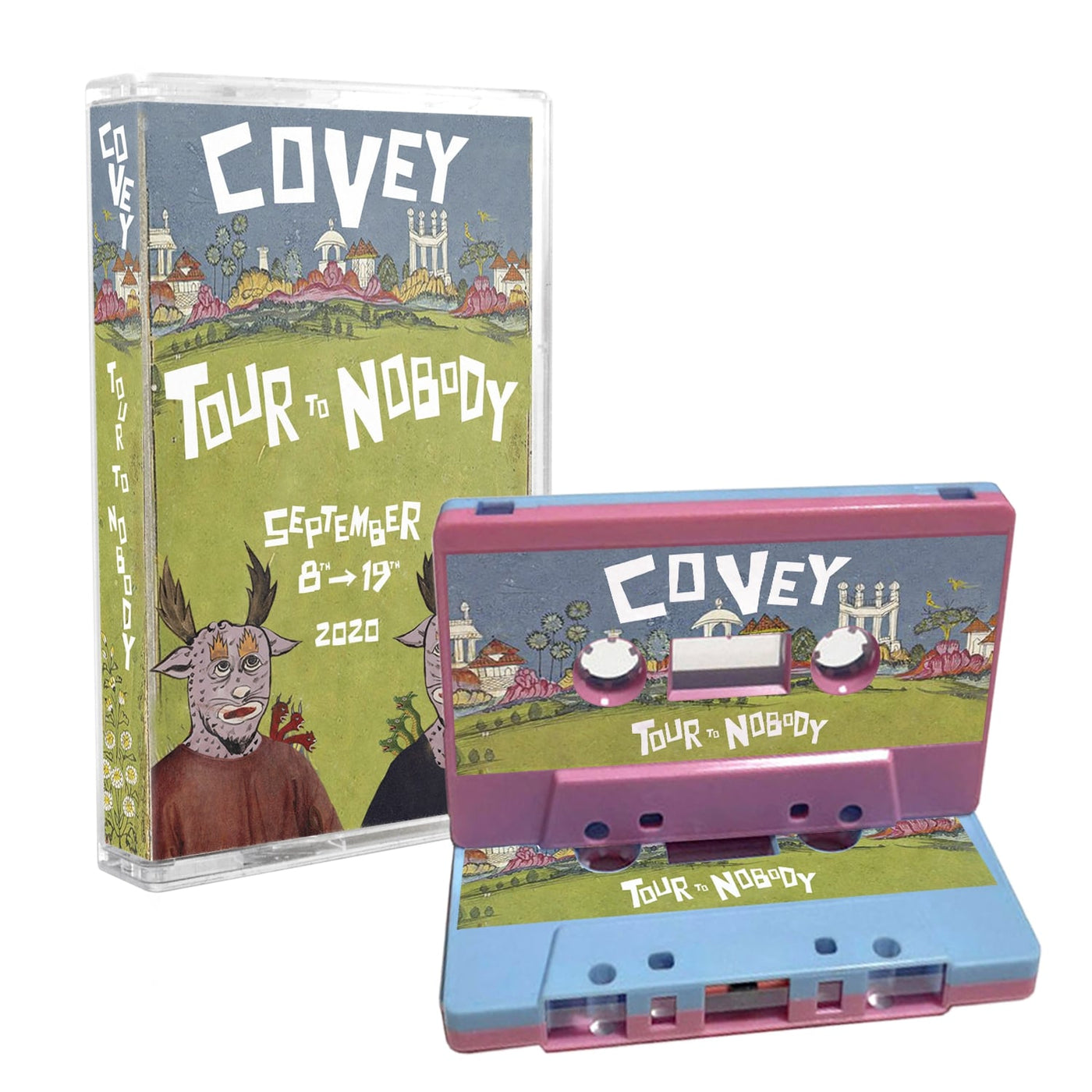Tour To Nobody Pink & Blue Sonic Cassette Tape