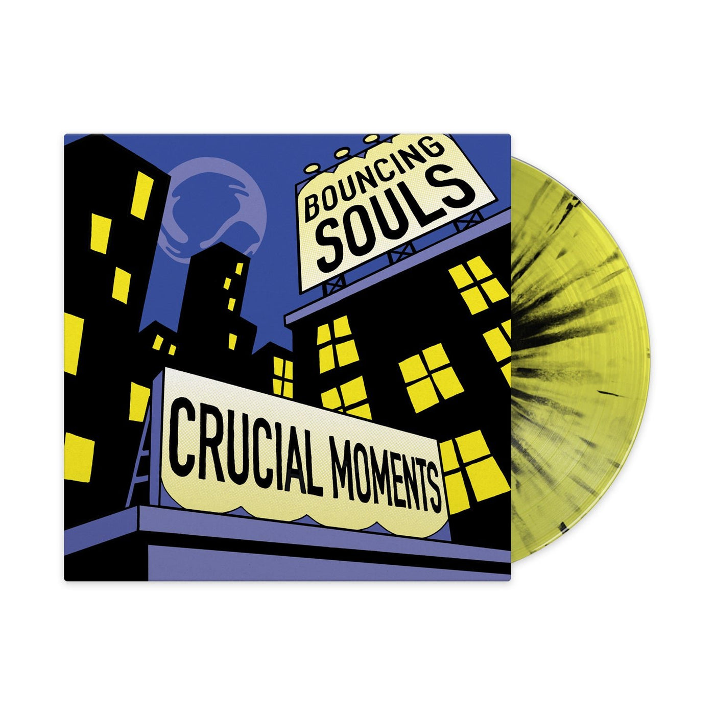 Crucial Moments Highlighter Yellow W/ Black Splatter