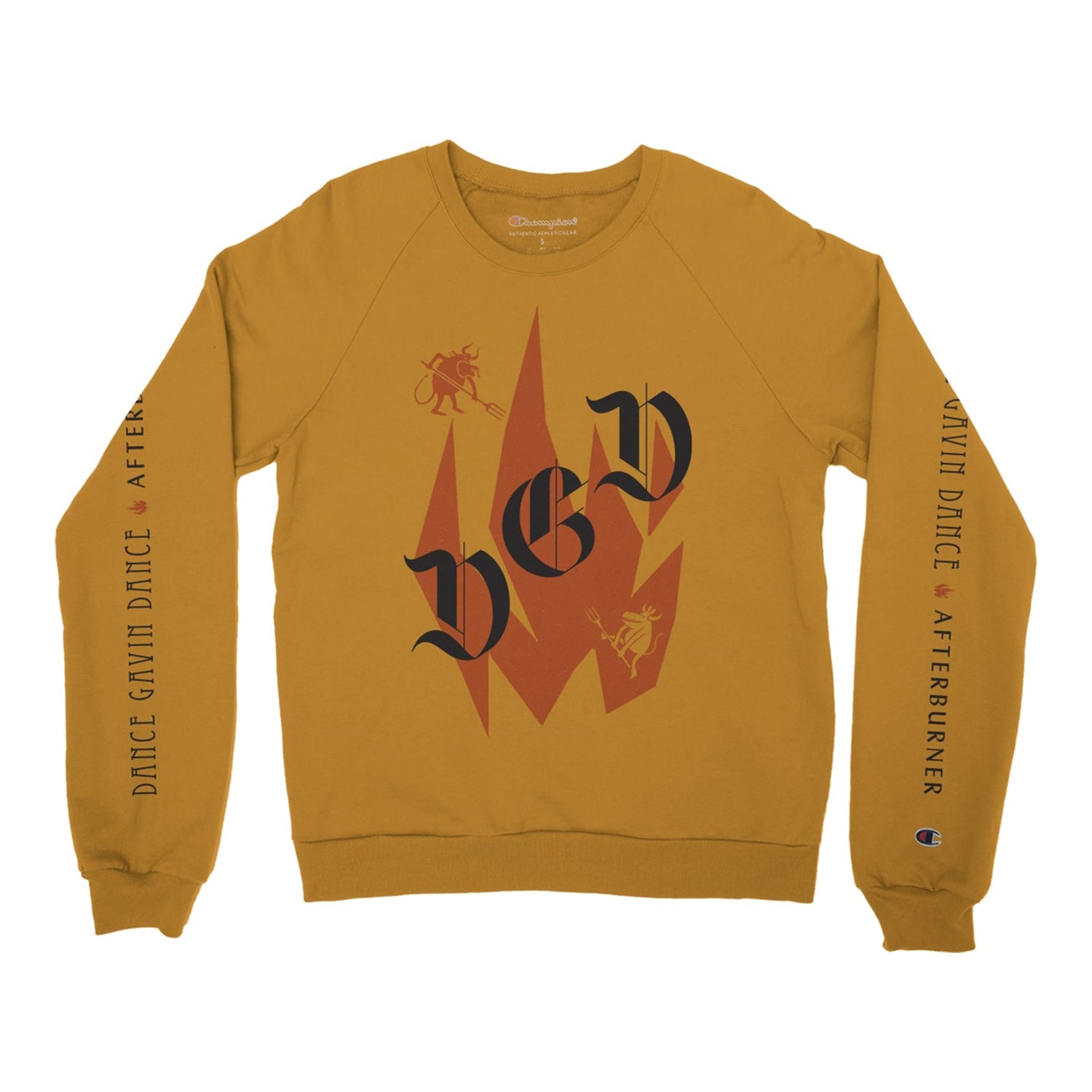 Afterburner Gold Crewneck Sweatshirt – Rise Records