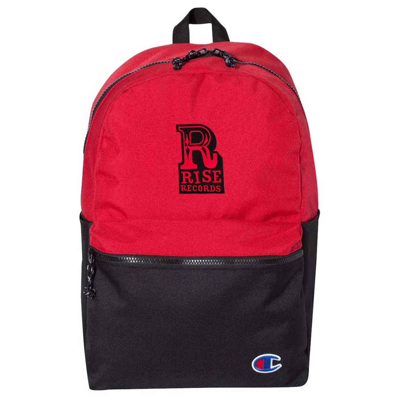 Logo Champion Red With Black Back Pack