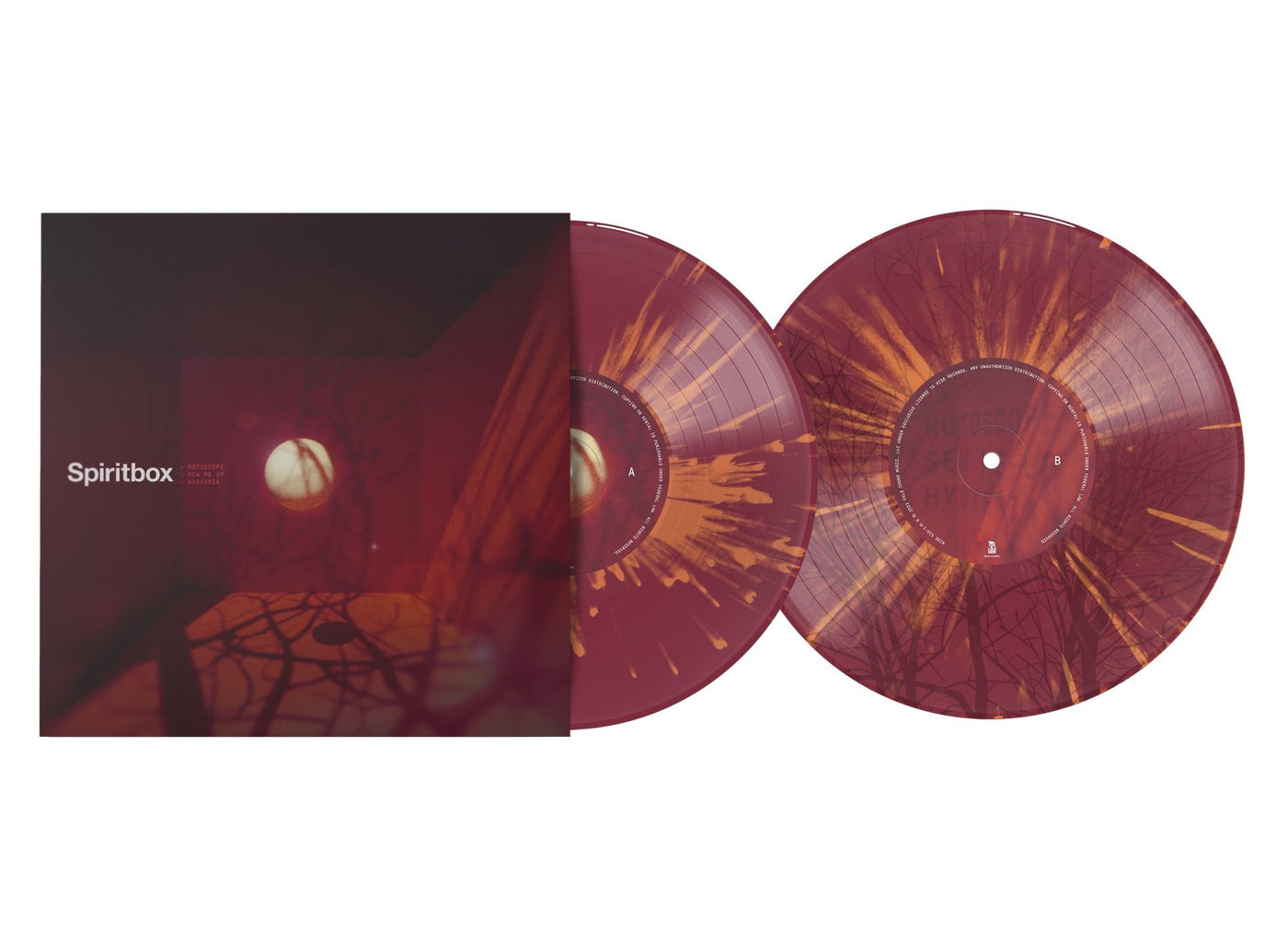 Rotoscope Red W/ Tangerine Splatter 10" Vinyl LP