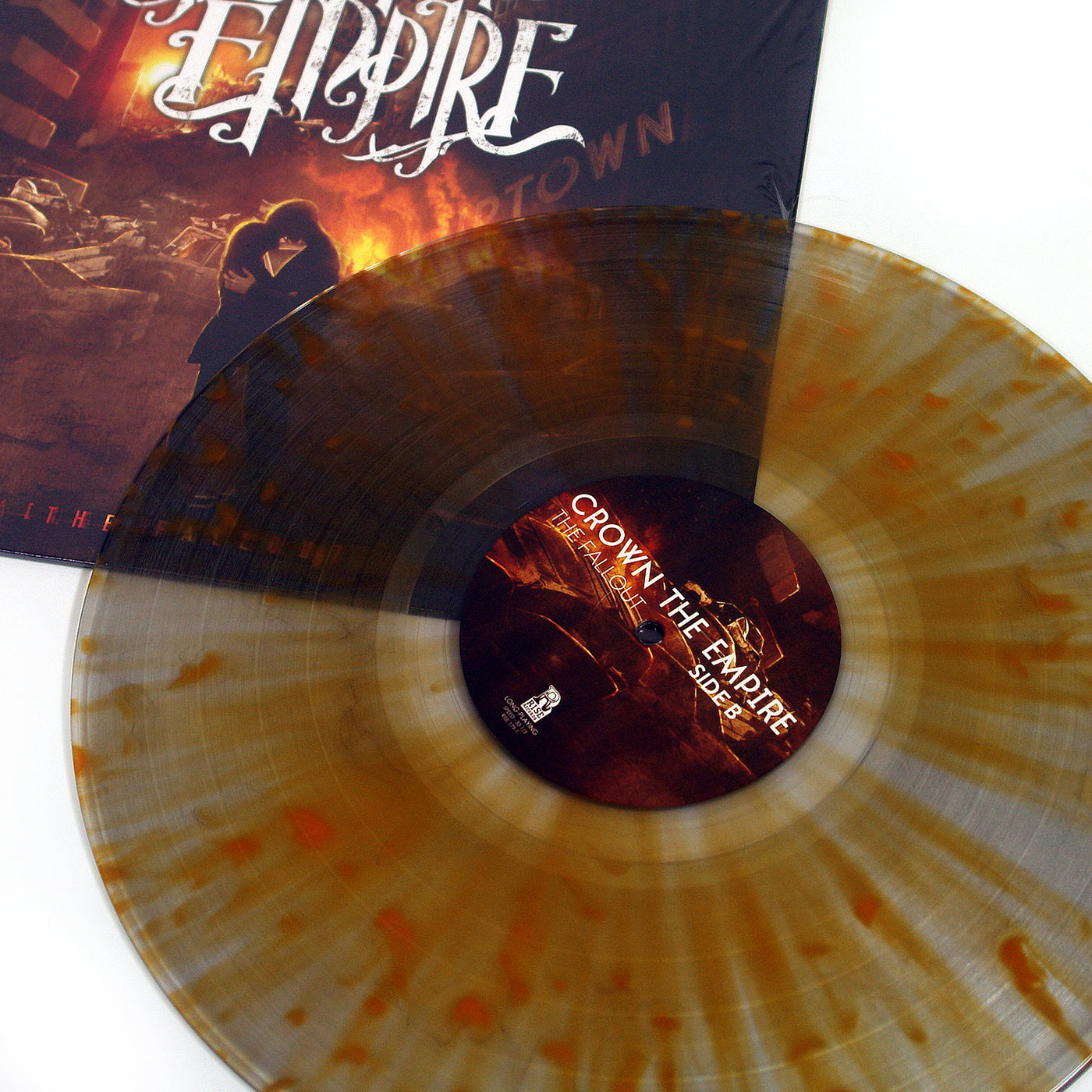 The Fallout Clear W/ Black Smoke & Orange Splatter Vinyl LP