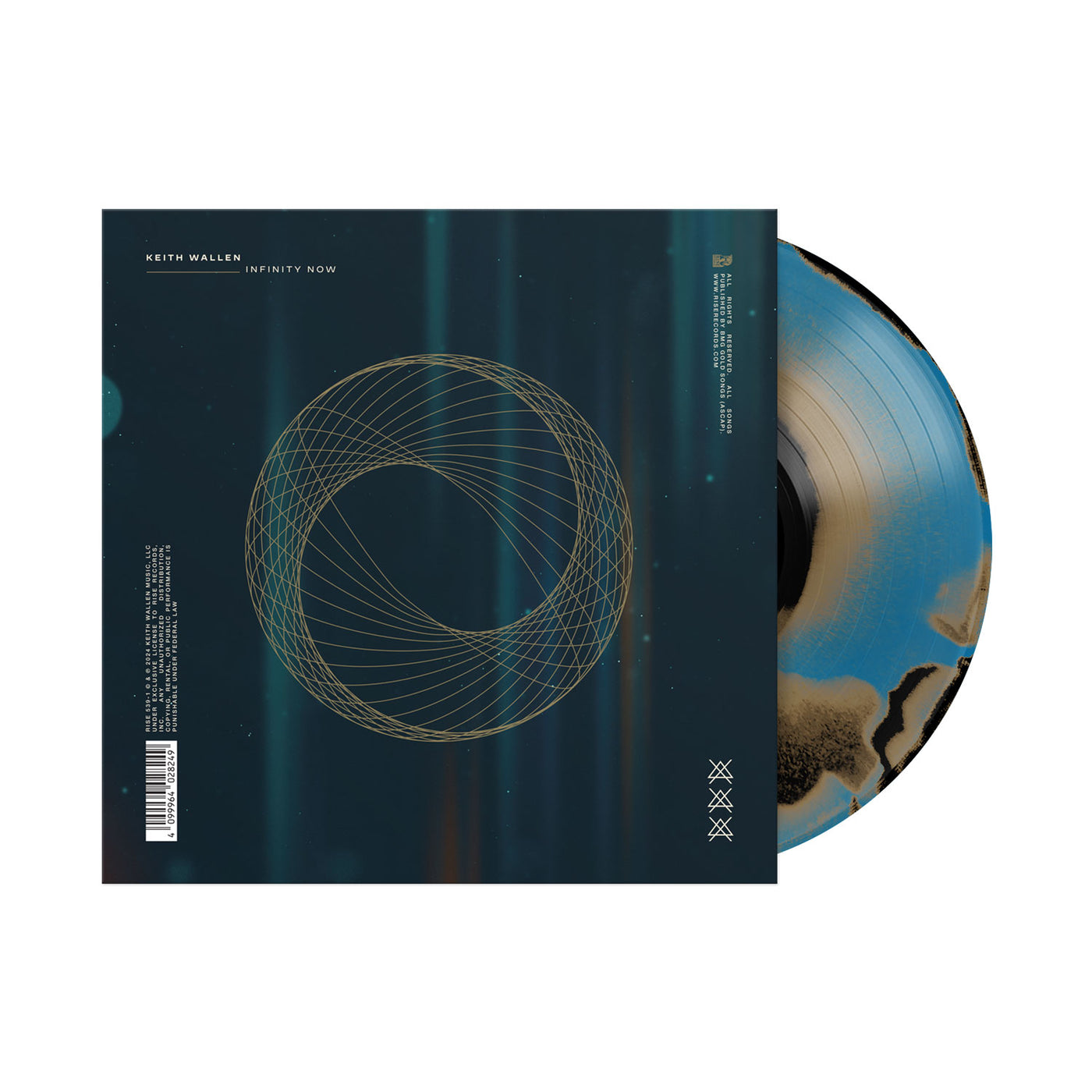 Infinity Now Aqua/Black/Gold Smush Vinyl LP