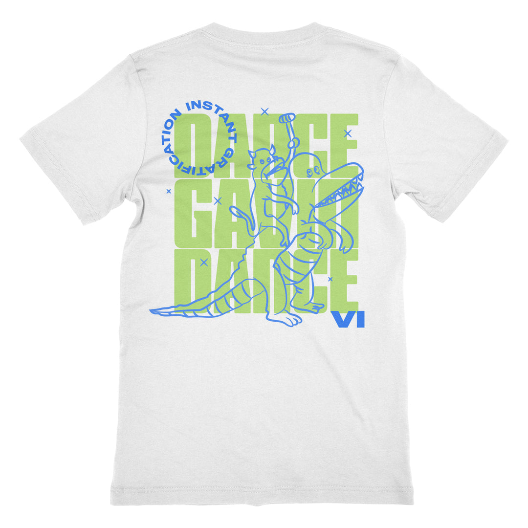 Instant Gratification | Dino White T-Shirt – Rise Records