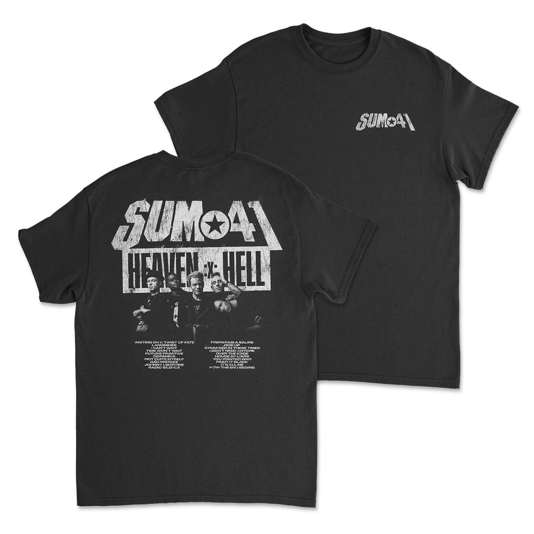 Heaven :x: Hell Band Black T-Shirt – Rise Records