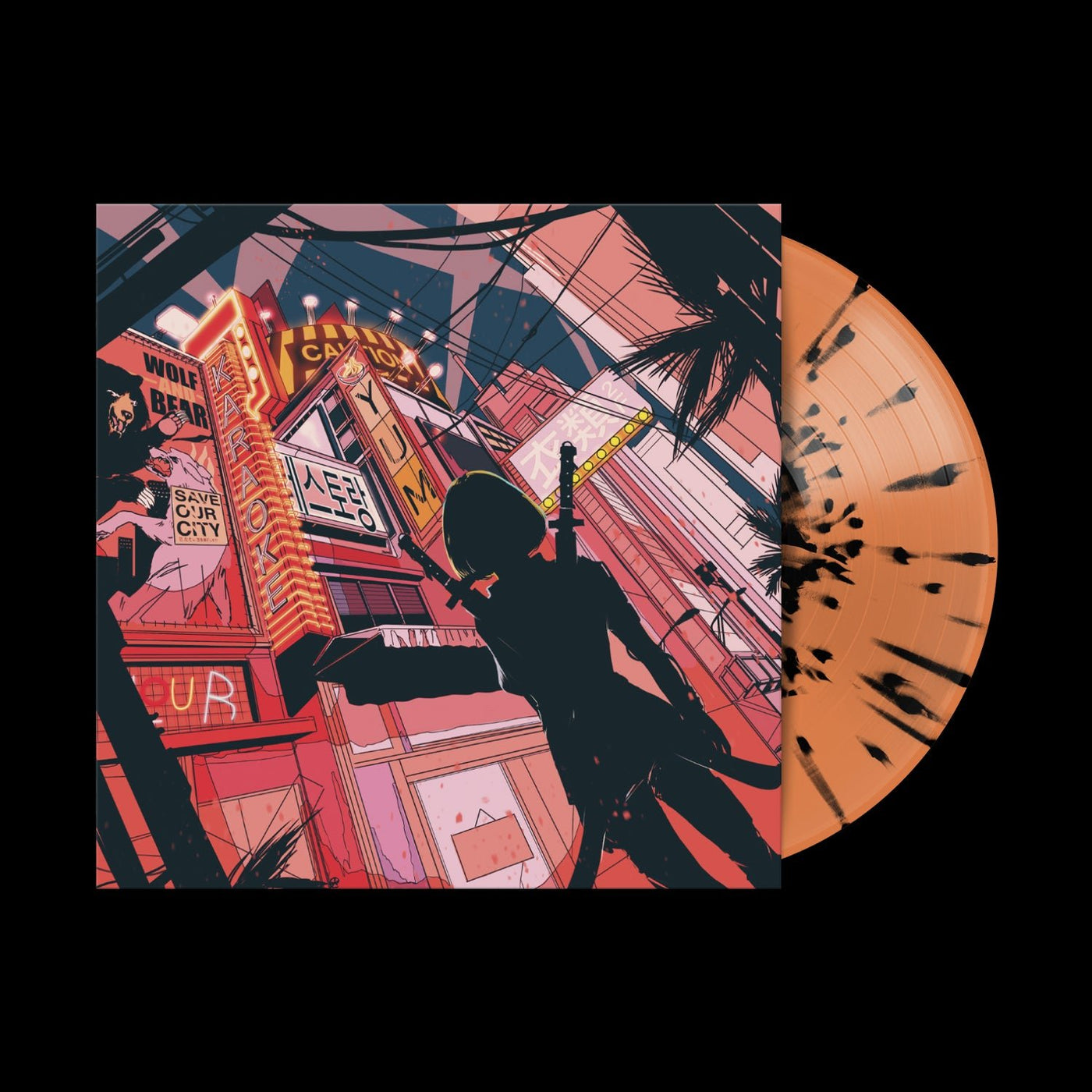 Bloodletter Tangerine w/ Black Splatter Vinyl LP