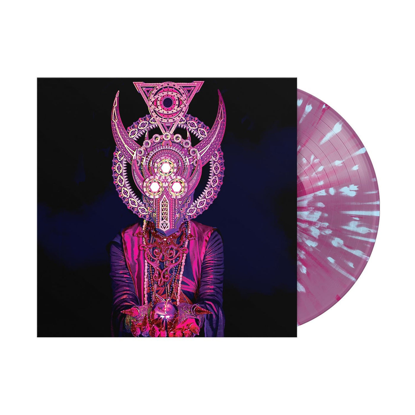 Eviscerate Grape w/ Neon Pink & Baby Blue Splatter Vinyl LP